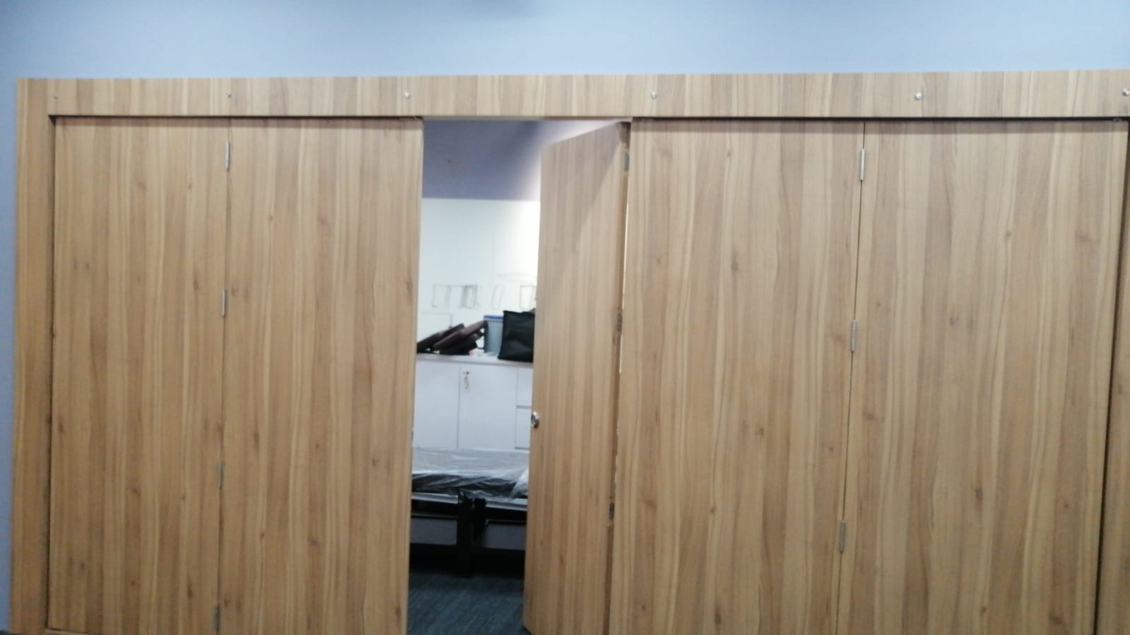 Carpentry work for fold door