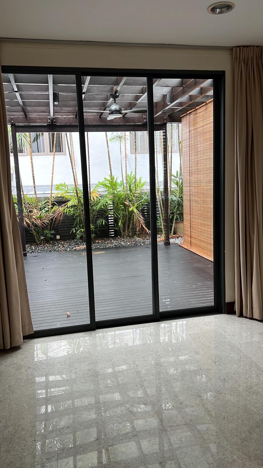 Replace sliding glass door the roller