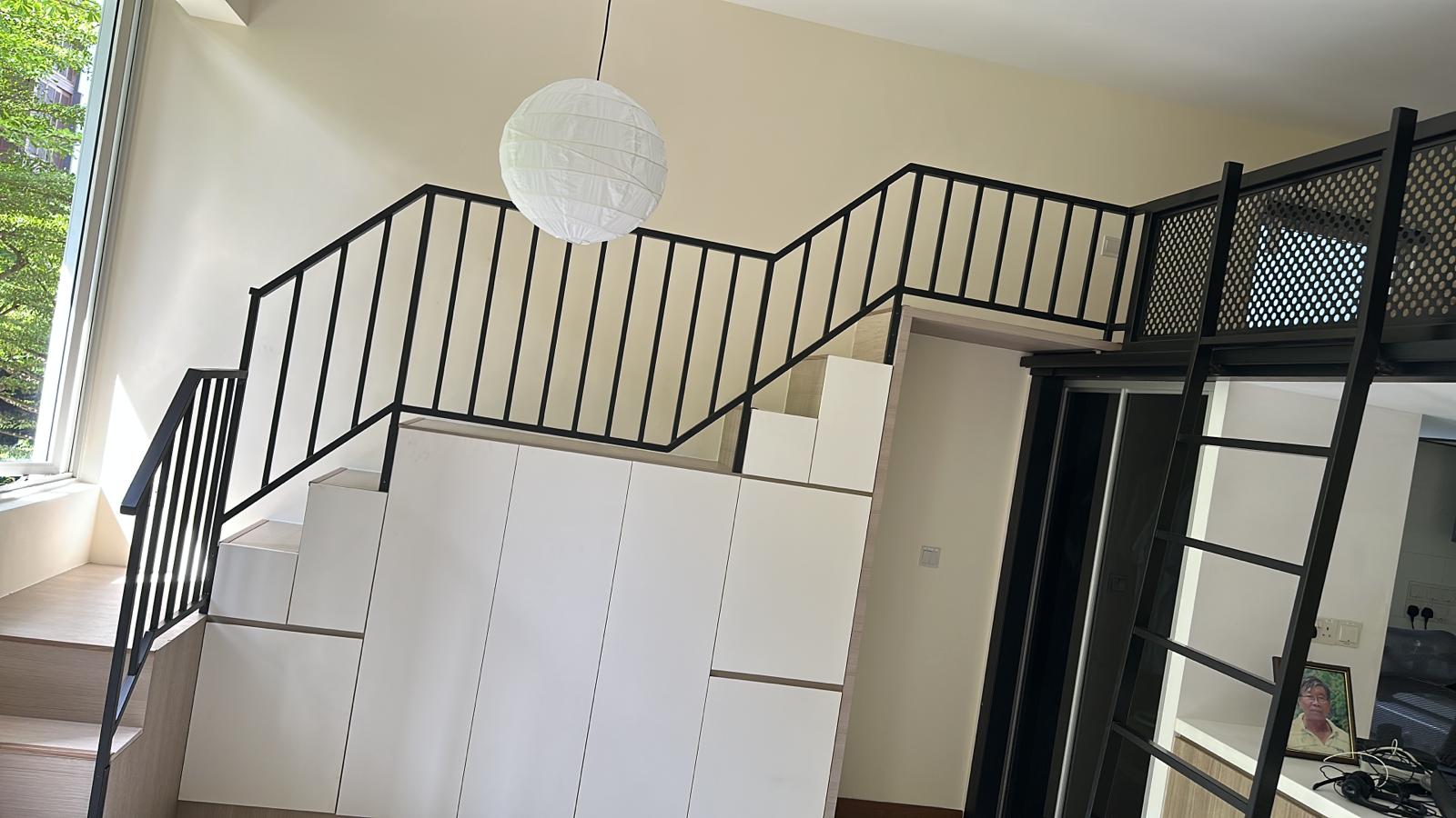 Add new metal iron handrail